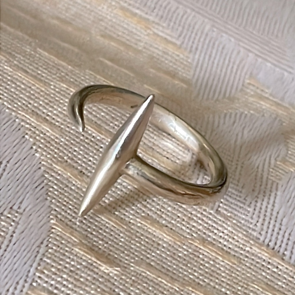 Golden Brass Ring size 6.5
